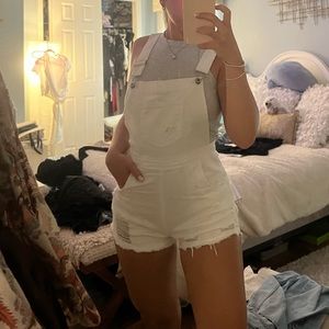 White Overall Romper 🤍